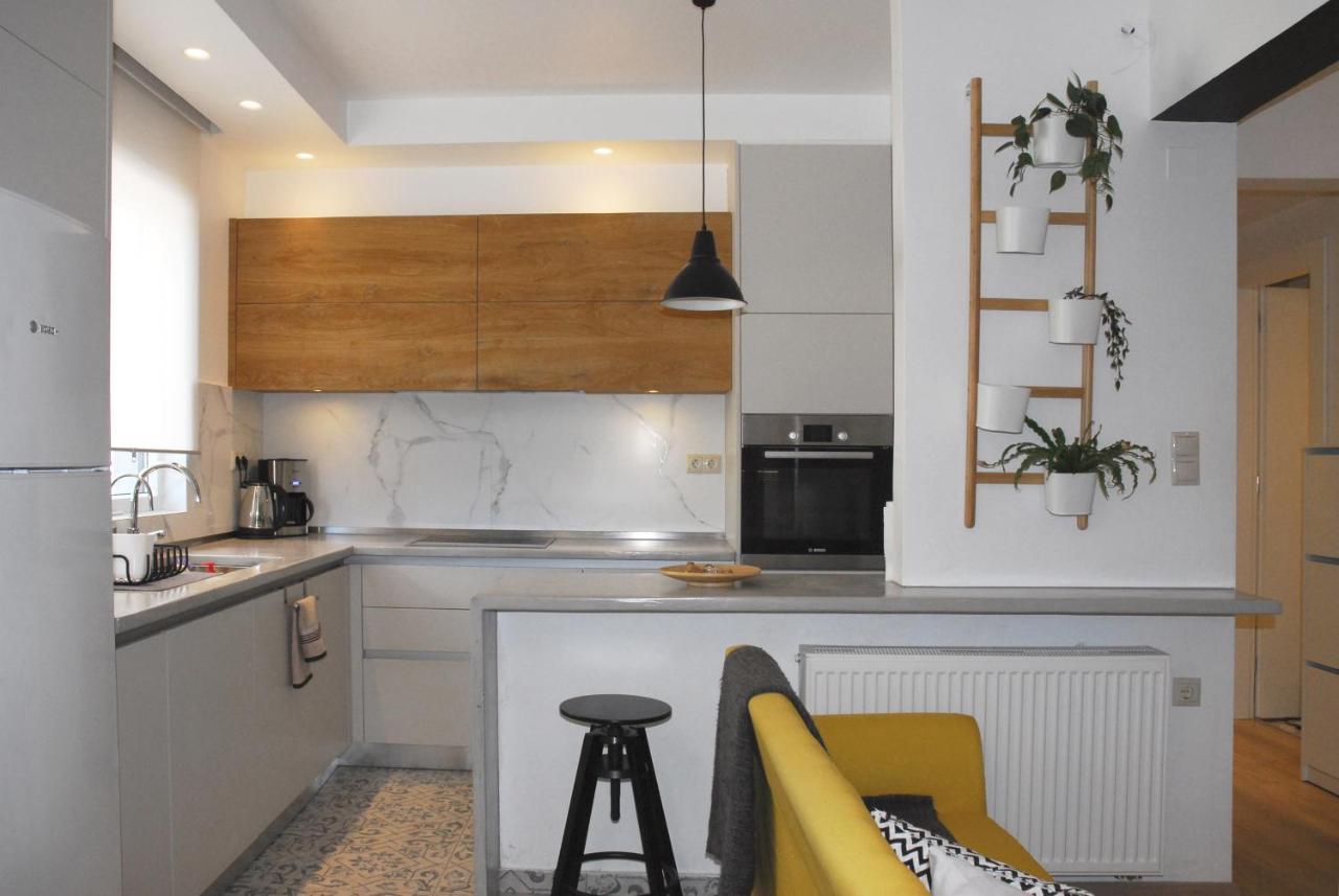 Appartement Modern House With Garden And Bathroom Tv In Front Of The Venetial Walls Héraklion